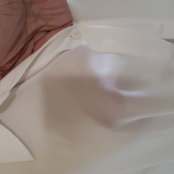 NYDJ. WHITE BLOUSE NWT - Picture 5 of 6